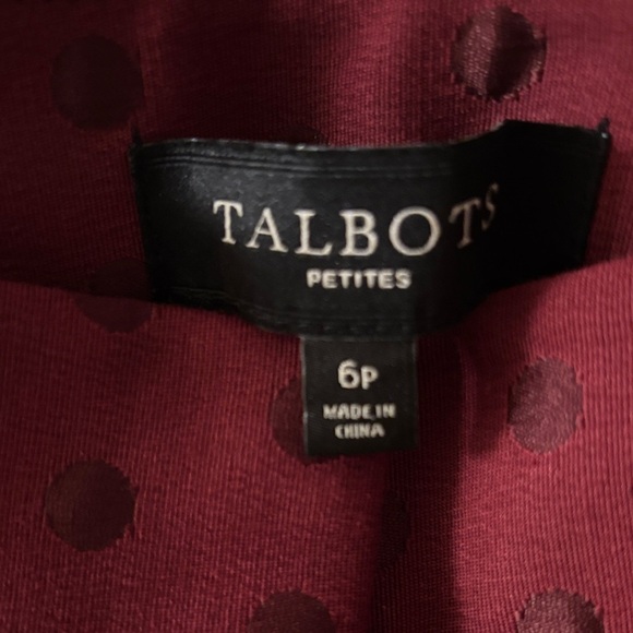 Talbots Burgundy Pants - Party Holidays and Professional - Picture 2 of 6